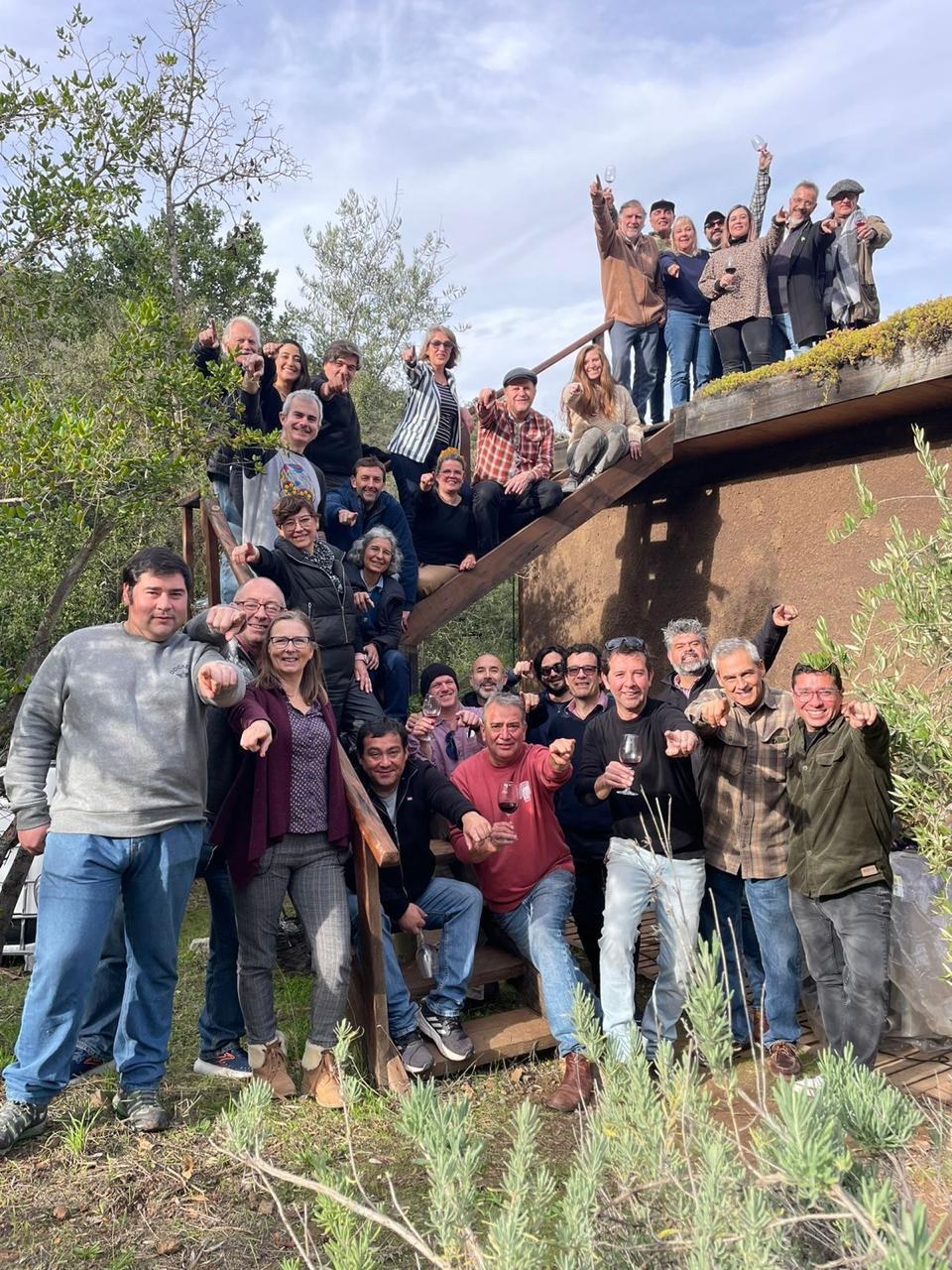 Viñateros de MOVI reunidos en una de sus juntas anuales